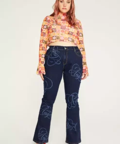 New Girl Order Tops LOW RISE JEANS CURVE