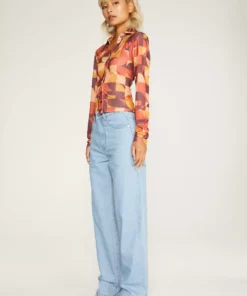 New Girl Order GEO MESH SHIRT Tops