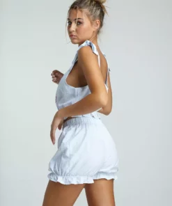 New Girl Order HELLO KITTY BLUE GINGHAM BRALET AND SHORT SET