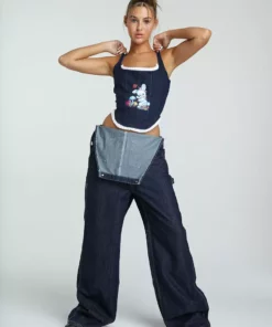 New Girl Order NEW IN DENIM DUNGAREES