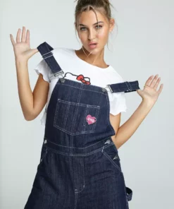 New Girl Order NEW IN DENIM DUNGAREES