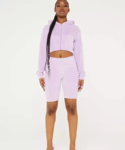 New Girl Order Tops DIAMANTE BUTTERFLY VELOUR HOODIE