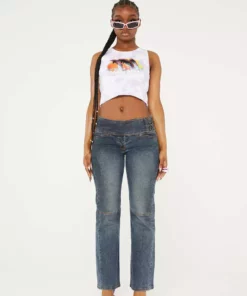 New Girl Order Tops WET N WILD TIE DYE TOP