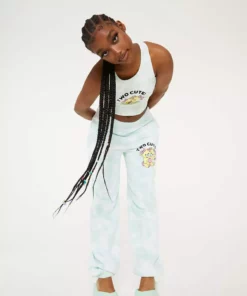 New Girl Order TWO CUTE BEARS TIE DYE VEST