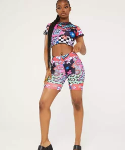 New Girl Order SEE YOU SOON LEGGING SHORT Tops