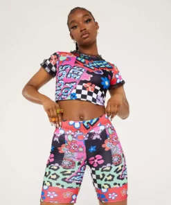 New Girl Order SEE YOU SOON LEGGING SHORT Tops