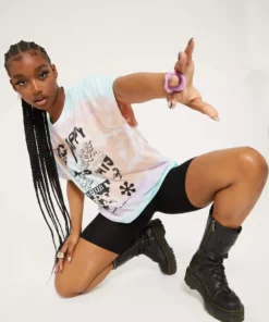 New Girl Order HAPPY DAYS TIE DYE TEE Tops