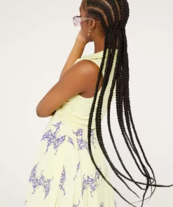 New Girl Order TATTOO BUTTERFLY PLEATED SKIRT Tops