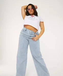 New Girl Order ANGEL DEVIL BURNOUT TOP CURVE Tops