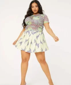 New Girl Order Tops OUT OF THIS WORLD ALIEN TOP CURVE