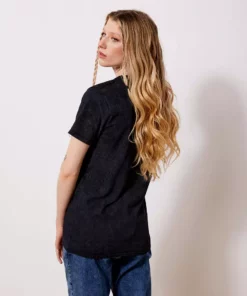 New Girl Order BRITNEY ACID WASH T SHIRT