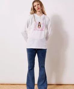 New Girl Order BRITNEY ANGEL LONG SLEEVE TOP Tops