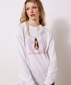 New Girl Order BRITNEY ANGEL LONG SLEEVE TOP Tops