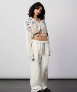 New Girl Order Tops TONGUE TIED ZIP UP HOODIE