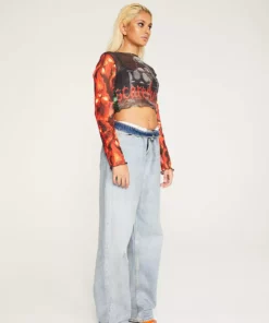 New Girl Order TEDDY MESH TOP