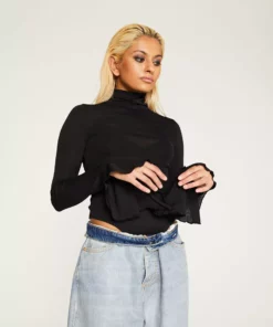 New Girl Order MESH WITCHY SLEEVE BODYSUIT