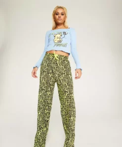 New Girl Order IM THE TREAT BLUE LONG SLEEVE Tops