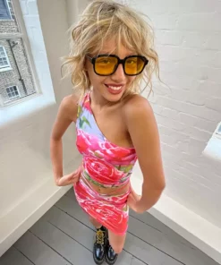 New Girl Order NEW IN ROSE ONE SHOULDER CAMI