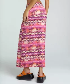 New Girl Order TROPICAL SUNSET SKIRT NEW IN