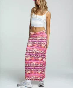 New Girl Order TROPICAL SUNSET SKIRT NEW IN