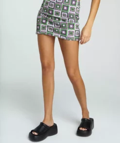 New Girl Order MULTI DOT MINI SKIRT NEW IN
