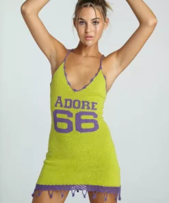 New Girl Order NEW IN ADORE 66 CROCHET DRESS