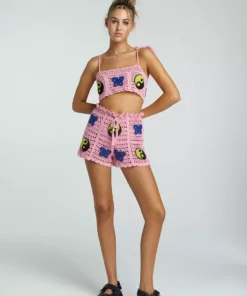 New Girl Order NEW IN YIN YANG CROCHET SHORT