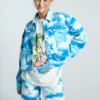 New Girl Order CLOUD PRINT DENIM JACKET