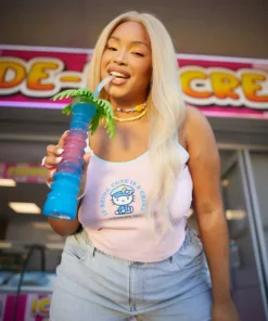 New Girl Order HELLO KITTY CUTE IS A CRIME CAMI CURVE Tops