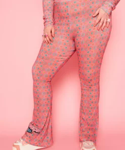 New Girl Order POWERPUFF GIRLS AOP FLARES CURVE - RED