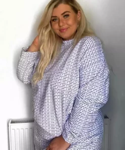 New Girl Order Tops Manifesto Repeat Sweatshirt Dress Curve