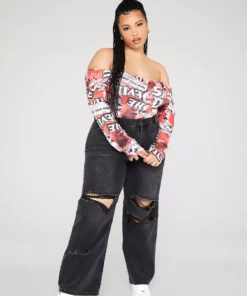 New Girl Order Tops She Devil Bodysuit Curve