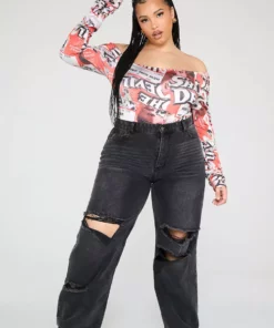 New Girl Order Tops She Devil Bodysuit Curve