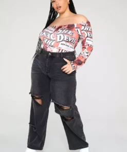New Girl Order Tops She Devil Bodysuit Curve