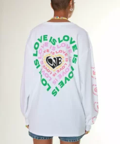 New Girl Order LOVE IS LOVE HEART T-SHIRT