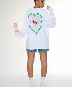 New Girl Order LOVE IS LOVE HEART T-SHIRT