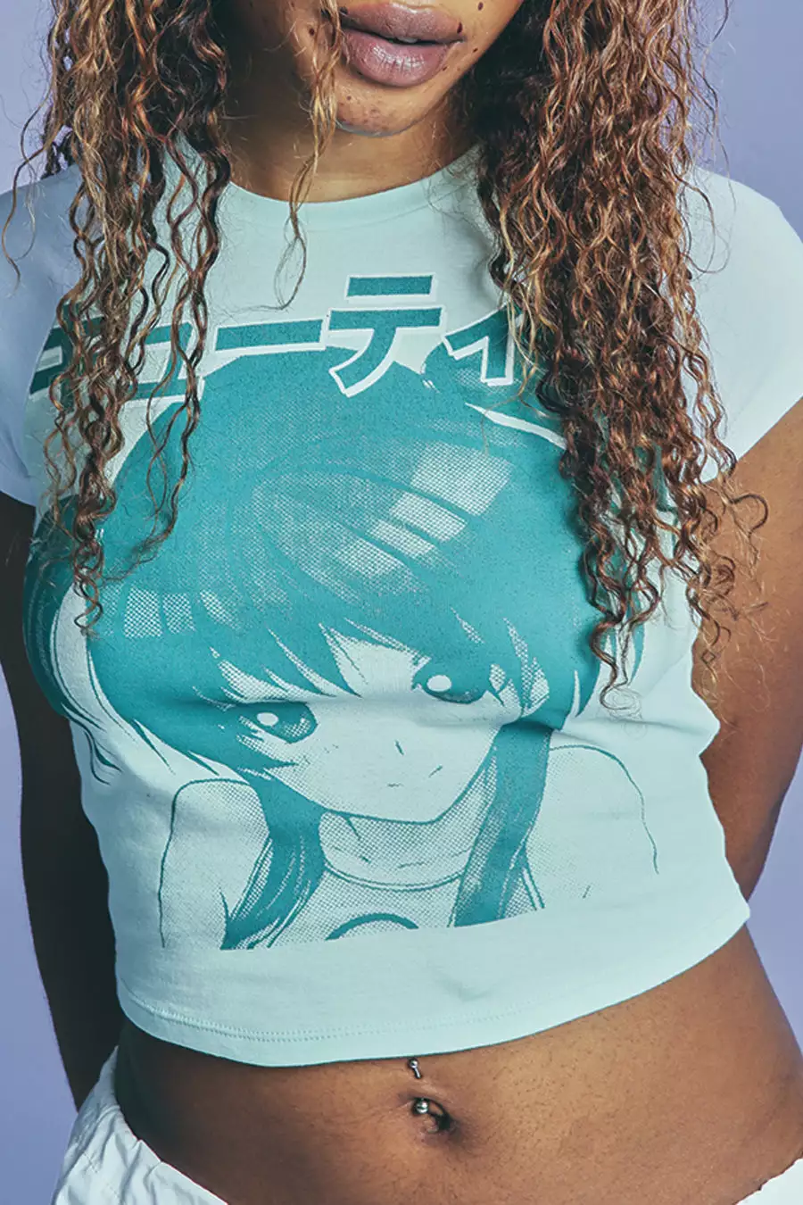 New Girl Order ANIME GIRL BABY TEE NEW IN