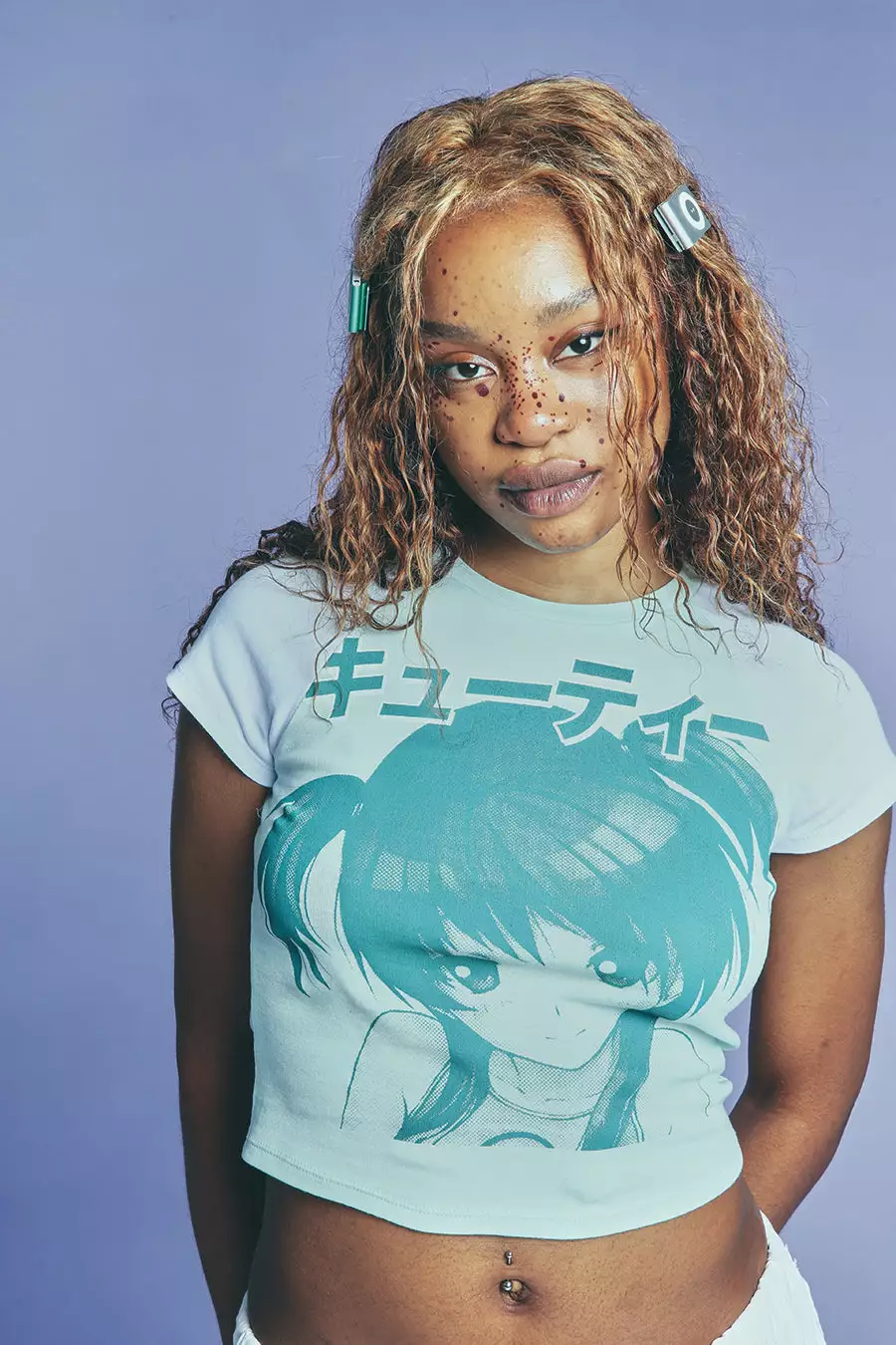 New Girl Order ANIME GIRL BABY TEE NEW IN