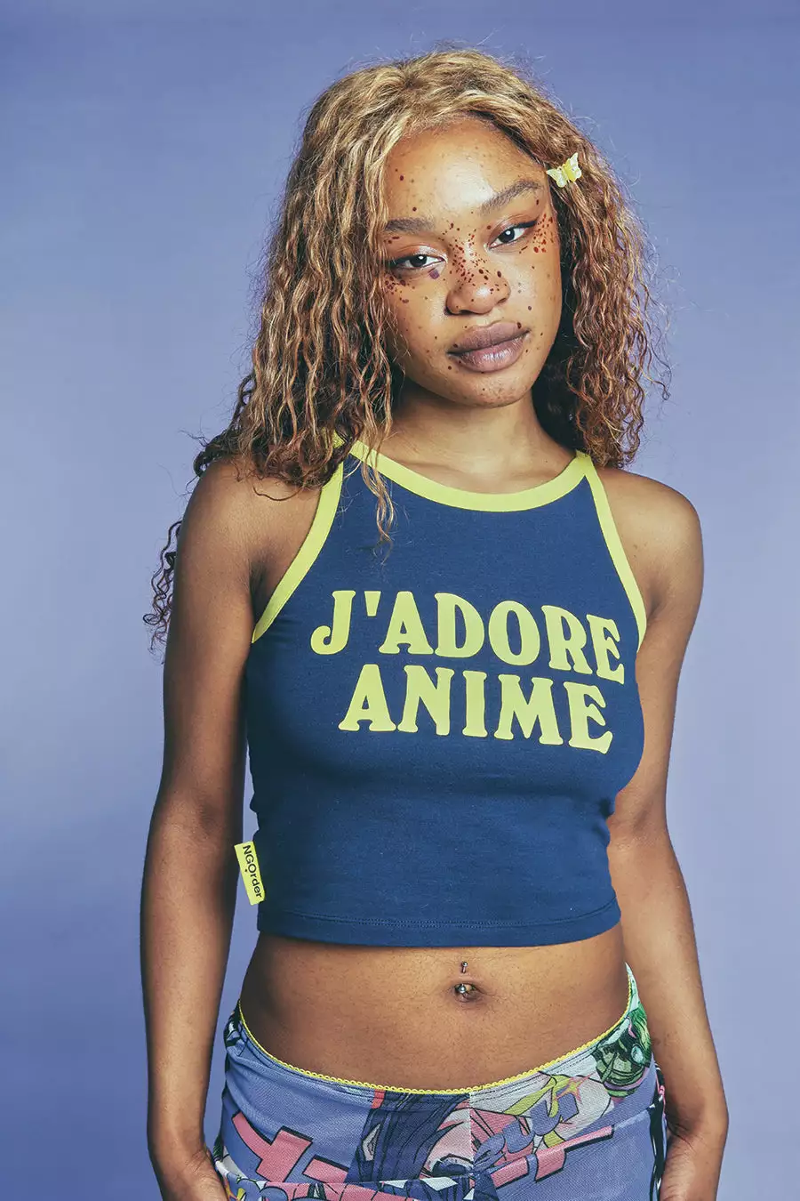 New Girl Order NEW IN J'ADORE CONTRAST BINDING VEST