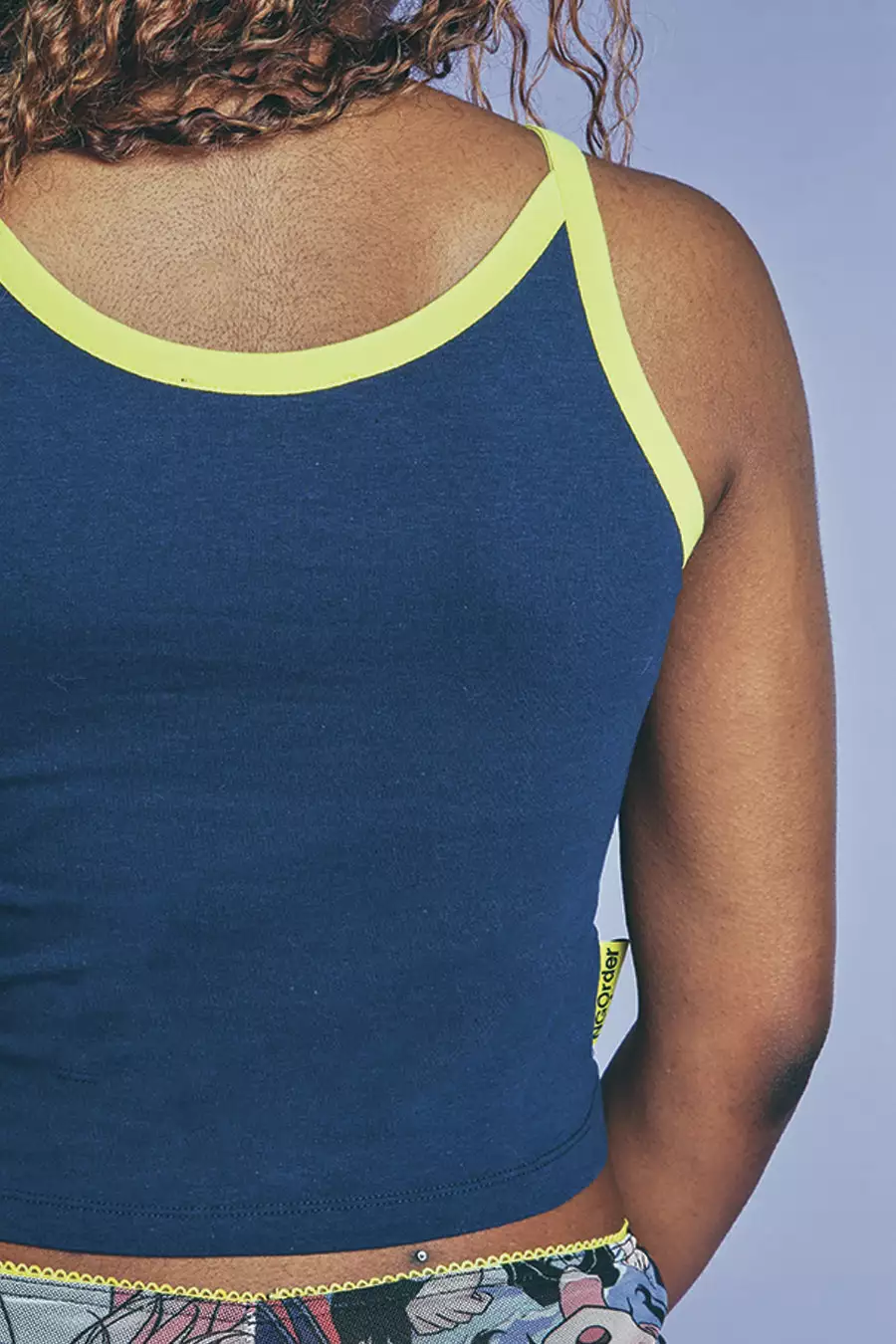 New Girl Order NEW IN J'ADORE CONTRAST BINDING VEST