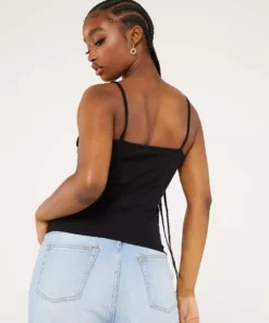 New Girl Order FLAME ROSE CAMI TOP