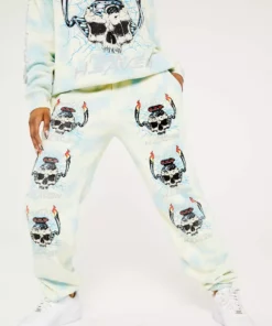 New Girl Order Tops METAL FROM HEAVEN TIE DYE JOGGER