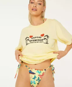 New Girl Order VACAY EVERYDAY OVERSIZED TEE Tops