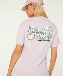 New Girl Order PLAY BUOY BACK PRINT TEE Tops