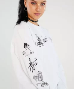 New Girl Order Classic Cartoon Sweat Tops