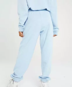 New Girl Order Kanji Blue Crop Sweat Tops