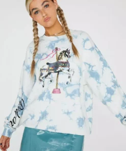 New Girl Order RIDE OR DIE TIE DYE SWEAT