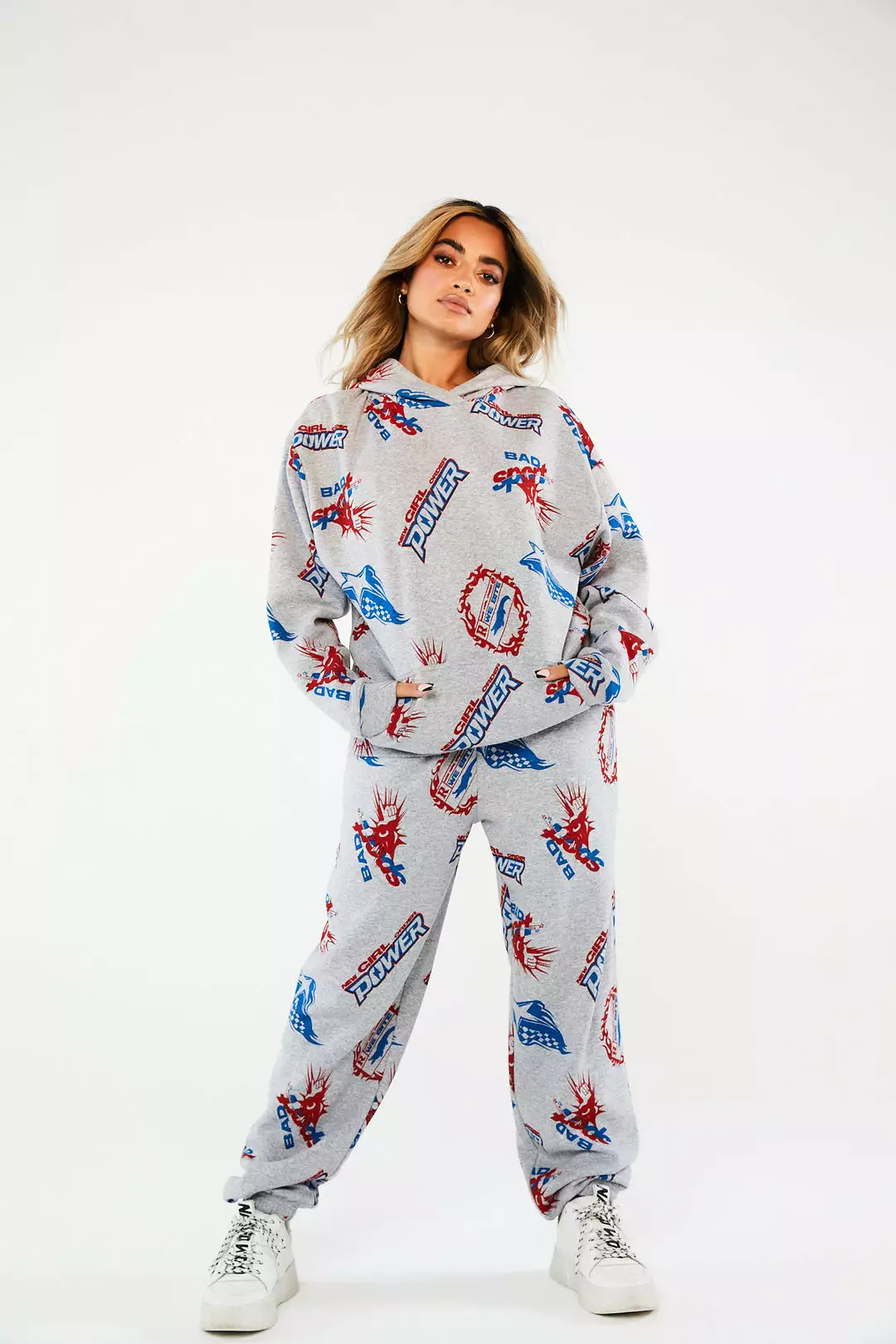 New Girl Order Tops SPORT LOGO HOODIE