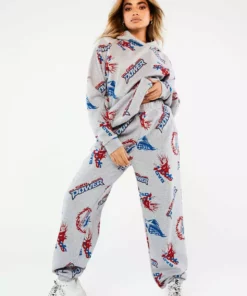 New Girl Order Tops SPORT LOGO JOGGERS