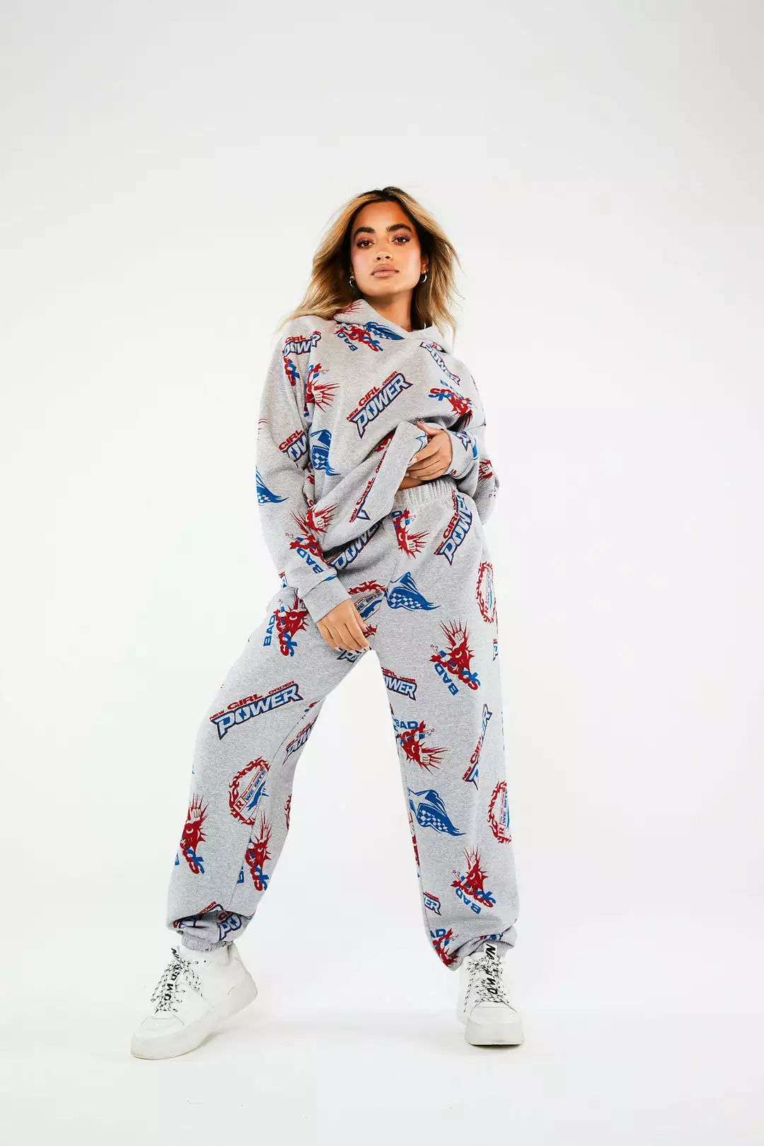 New Girl Order Tops SPORT LOGO HOODIE